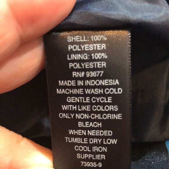 New Worthington Dark Navy Striped Blazer - Picture 16 of 16